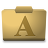 Yellow Fonts Icon 48x48 png